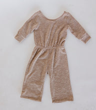 Load image into Gallery viewer, Beige 3/4 Sleeve Jumpsuit