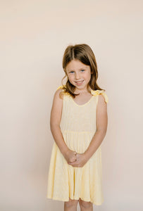 Yellow Tie Dress
