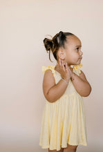 Load image into Gallery viewer, Yellow Tie Dress