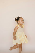 Load image into Gallery viewer, Yellow Tie Dress
