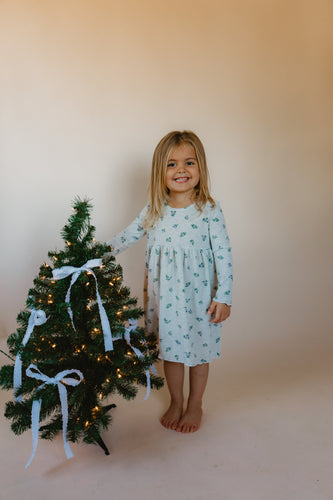 Grey Floral Everyday Dress