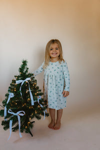Grey Floral Everyday Dress