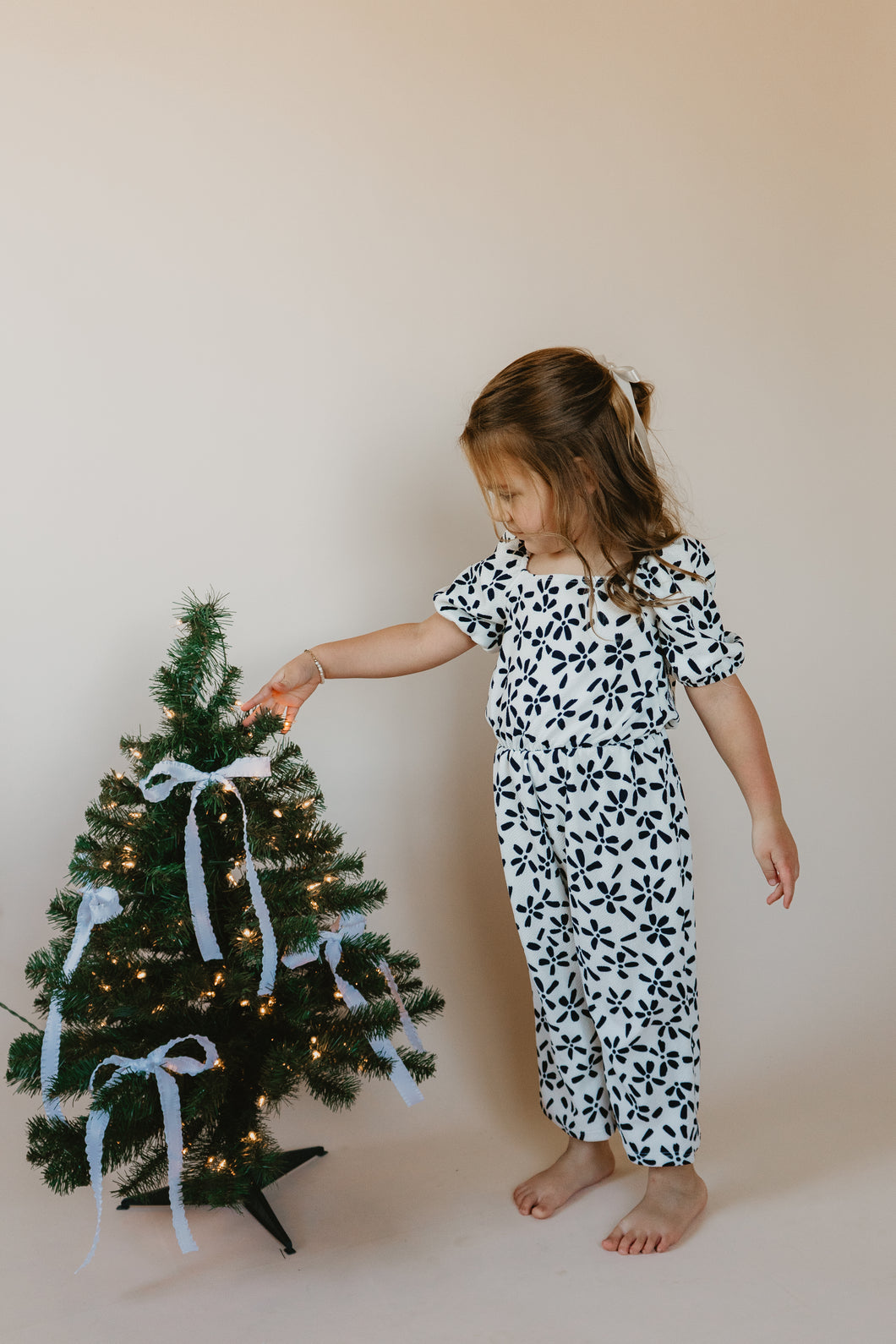 Floral Puff Sleeve Jumpsuit