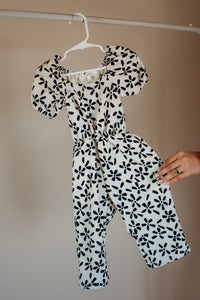 Floral Puff Sleeve Jumpsuit