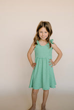 Load image into Gallery viewer, Green Tie Dress